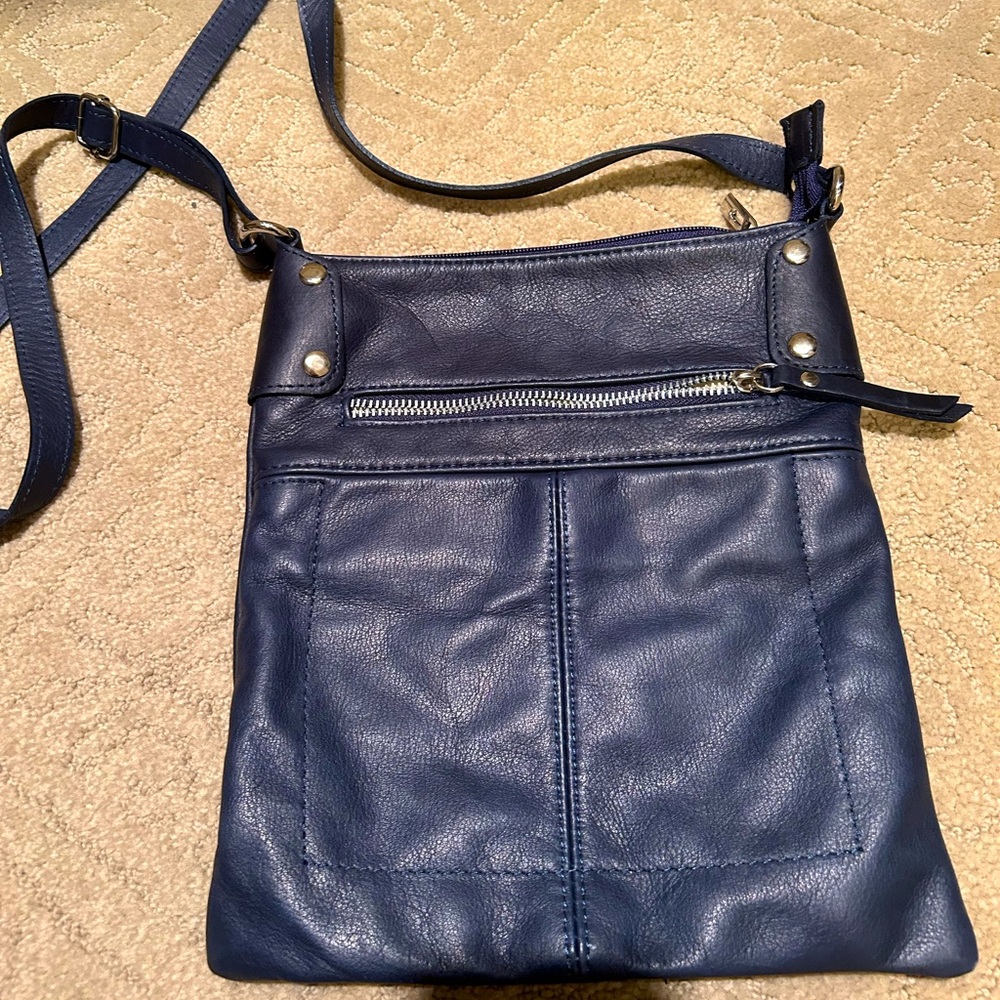 Beautiful Dark Blue Leather purse